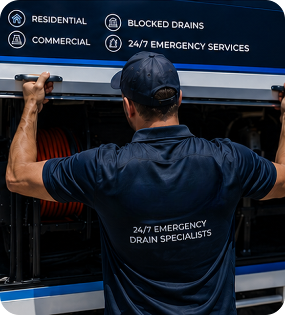 Licensed blocked drain plumber servicing a Epping home
